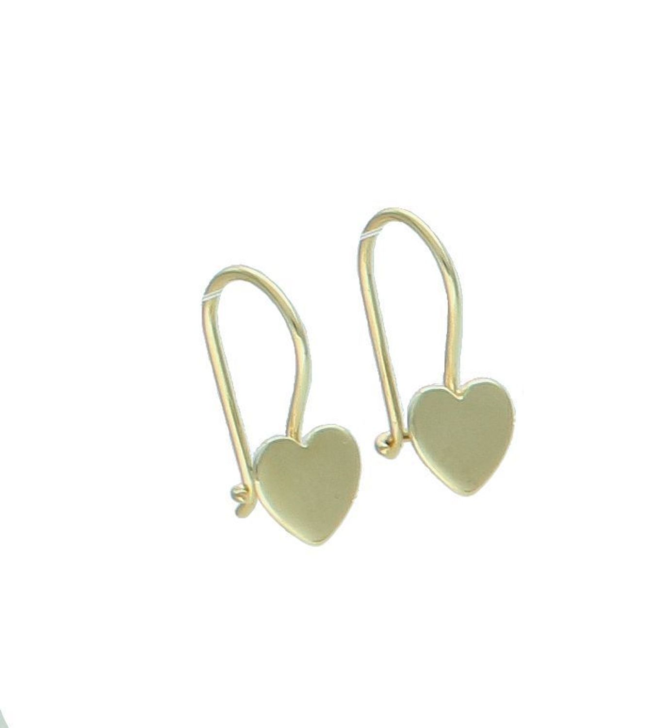 Kolczyki dziecięce serca złote próba 375, KL 7291A 375 (2).jpg